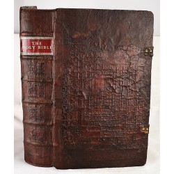Curson / Hoffman / Lord Family Bible - The Holy Bible. Containing the Old Testament and the New. 